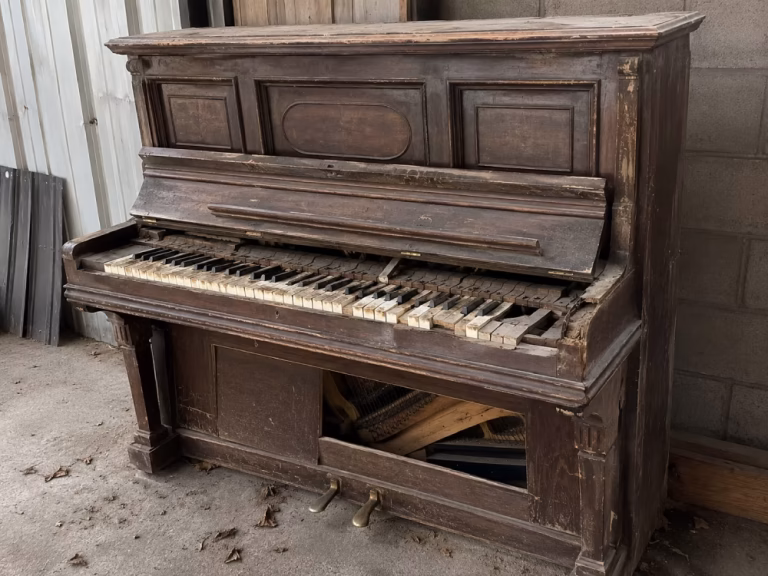 old pianos removed